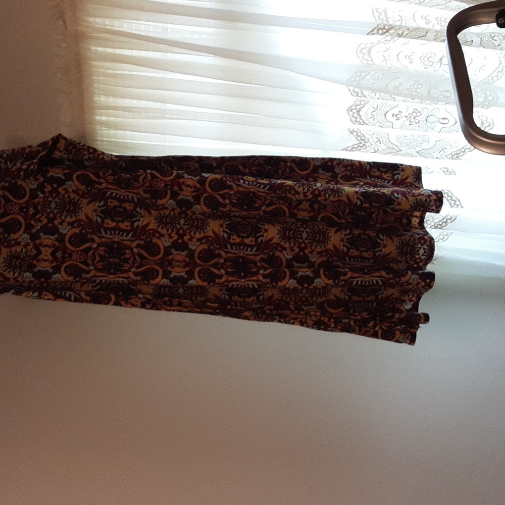 LulaRoe , high-waisted skirt, darker than the pictures